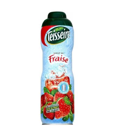 Teisseire Strawberry Syrup for Refreshing Drink, Cocktails, Recyclable Bottle 60cl