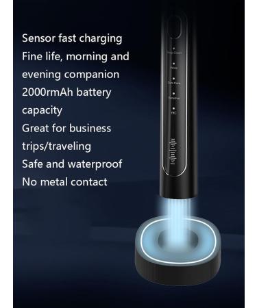Buy Electric Toothbrush with 2 Brush Heads - Rechargeable Black/White | International Shipping Available - Buy Online on GoSupps.com