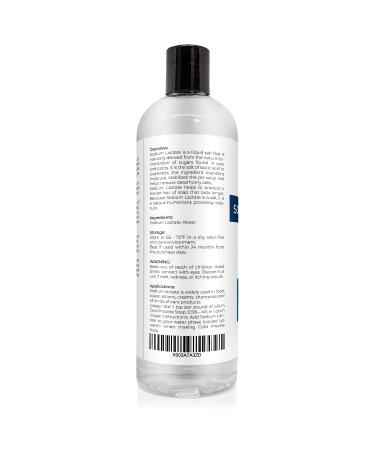 Velona 60% Sodium Lactate 16 oz - USP Grade Natural Preservative for Soap Making & Lotions | pH Regulator, Glycerin Substitute | Keeps Skin Moisturized | Hardens Soap Bars - Buy Online on GoSupps.com