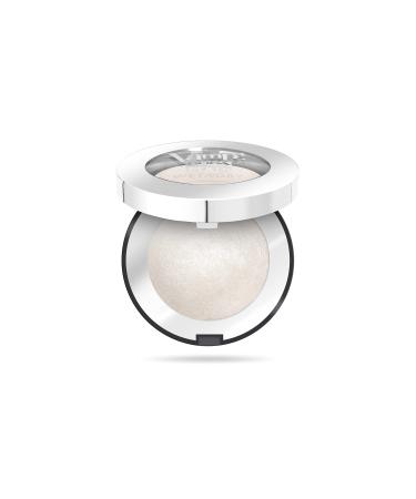 Pupa Milano Vamp! Wet And Dry Baked Eyeshadow - Brilliant And Highly Pigmented Colors - Light And Creamy Makeup Formula - Professional Quality Shimmer Powder Eye Shadows - 300 White Snow - 0.035 Oz 300 White Snow 0.04 Ou...