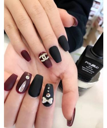 Pyramid Professional Matte Velvet Top Coat 0.5oz | Gel Soak Off UV/LED Nail Polish - Manicure Lacquer for Long Lasting Results - Buy Online on GoSupps.com