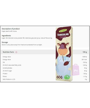 3 X Cocoa Flavoured Milk Drinking Straws (3x60g) - 30 straws in total - Buy Online on GoSupps.com