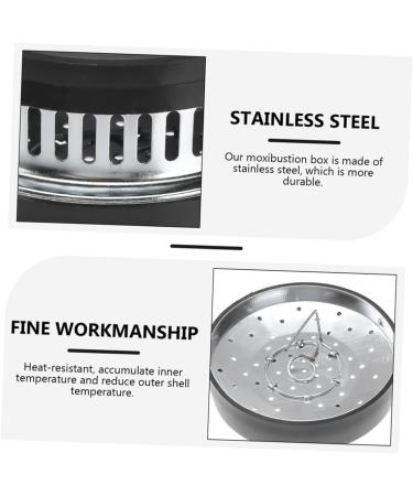Tovinanna Moxibustion Box - Adjustable Metal Holder & Bracket for Wellness Gifts | Healthy Moxa Sticker Holder | Ai-Box ABS Design - Buy Online on GoSupps.com