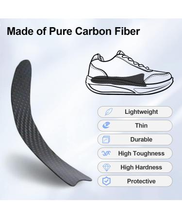 Carbon Fiber Midsole Plate Insole - 1 Pair | Rigid Support for Soccer, Basketball, Running Shoes | Ideal for Arthritis & Post Op Recovery - Buy Online on GoSupps.com