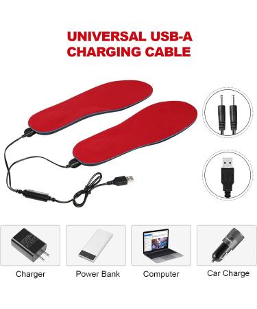 Rechargeable Heated Insoles with Remote Control - Wireless Foot Warmers for Men and Women - Perfect for Hunting, Fishing, Hiking, Camping - Size Large - Buy Online on GoSupps.com