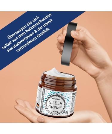 Buy 100g Colloidal Silver Cream 40ppm - 100% Pure & Stable Effective Cosmetic Solution for International Shipping - Buy Online on GoSupps.com