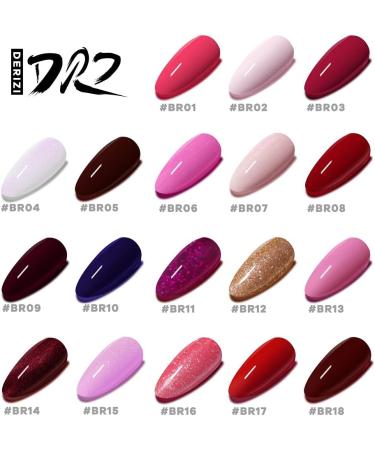 DERIZI 60 Colors Gel Nail Polish Semipermanant Nail Polish Varnish Semi-Permanent Varnish UV Nail Gel Primer Soak Off Nail Art - (Color: BR41-8ml) - Buy Online on GoSupps.com