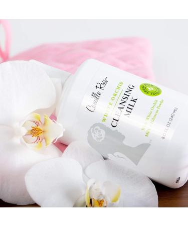 Camille Rose White Orchid Cleansing Milk - Soften & Nourish 8 fl oz (240 ml) - Buy Online on GoSupps.com