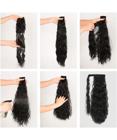 Hair Bun Set Of 1 Synthetic Messy Bun Curly Wavy Wig Wraparound Ponytail Extensions Bun Hair Accessories for Women Hair Extension Hair Piece (Color : Q19-9h19 Size : 22in(55cm)) 22in(55cm) Q19-9h19 - Buy Online on GoSupps.com