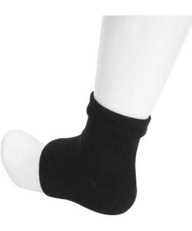 Moisturizing Gel Heel Sleeves - Repair Cracked Heels & Dry Feet - Softens Rough Skin - Foot Spa Treatment Socks with Cotton Fabric - 2 Pairs - Buy Online on GoSupps.com