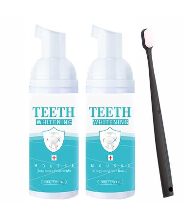 Mouthwash Foam Calculus Removal Teeth Whitening Healing Mouth Refreshing Breath Deep Clean Women Men (50ml-2)