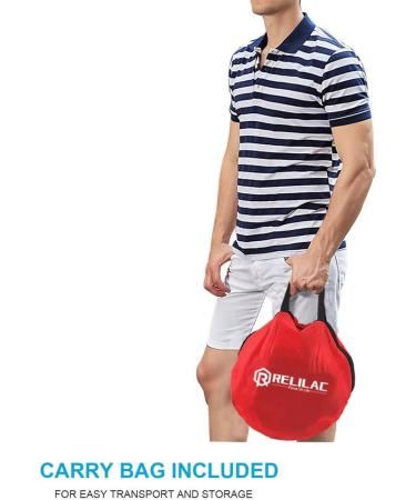 RELILAC Pop Up Golf Chipping Net - Indoor/Outdoor Target for Backyard Practice - Perfect Gift for Golfers - Red - Buy Online on GoSupps.com