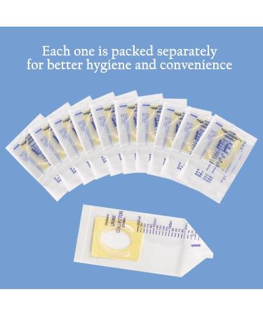 PoLmEr 20 Pcs Pediatric Urine Bag Collector Sterile 200 ml Clear Pee Holder for Urinary Incontinence for Children & Baby - Buy Online on GoSupps.com