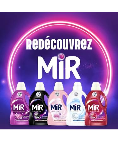 Mir Hand & Machine Color Liquid Laundry Detergent Unique Formula 3-in-1 1.35L - Buy Online on GoSupps.com
