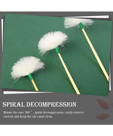 Ipetboom 8pcs Non- Ear Wax Cleaners Handle Portable Ear for Wax Removal and Relaxation Convenient Care Tool - Buy Online on GoSupps.com