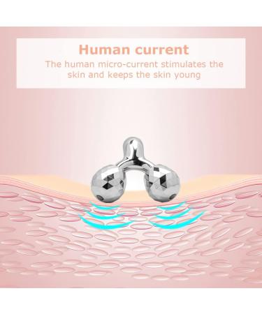 Face Eye Roller Massager - Facial & Body Beauty Roller for Skin Care Wrinkle Reduction & Tightening (Silver Set) - International Shipping Available - Buy Online on GoSupps.com