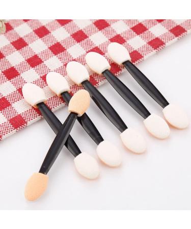 50 Pack Eyeshadow Brushes Disposable Dual Sided Eyeshadow Brush Sponge Tipped Oval Makeup Applicator - Buy Online on GoSupps.com