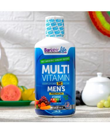 Bariatric Multivitamin Design for Post Bariatric Surgery Mens Patients Sugar Free 100+ Vitamins Minerals & Amino Acids Supports Muscle Heart Brain Health & Energy 98% Absorption Rate 32 Serv - Buy Online on GoSupps.com