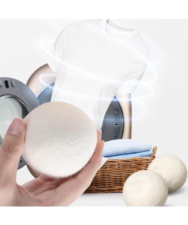 Efficient Laundry Drying Ball Quick Drying Laundry Ball Fabric Softener Wool Ball Wool Dryer Ball Set of 6pcs Quick Drying Solution - Buy Online on GoSupps.com