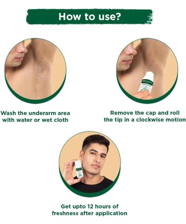 Ethnic Choice Organic Deo White Deodorant for Men Long Lasting Freshness 50ml Natural Roll On Underarms Skin Whitening and Lightening for Dark Underarms - Buy Online on GoSupps.com