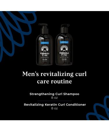 Optimized Meta Title: "Formula F kx Curly Hair Product Set - Sulfate-Free Shampoo & Conditioner with Keratin Aloe & Coffee - Ocean Scent - Perfect for All Curl Types - 8oz Essentials - Buy Online on GoSupps.com