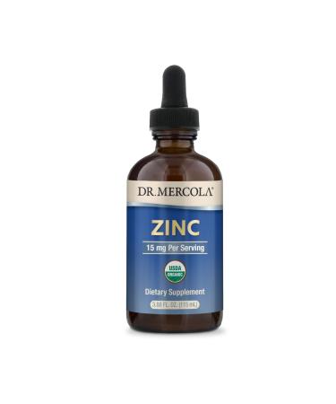 Dr. Mercola Zinc 15 mg  3.88 fl oz (115 ml)