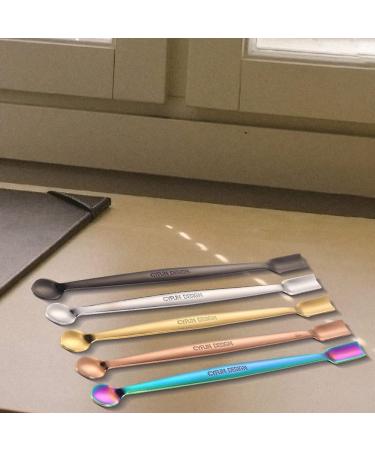 CYFUN DESIGN 5-Piece Stainless Steel Craft Spoons Set for DIY Scrapbooking and Cardmaking - High Lighten, 5 Colors - Buy Online on GoSupps.com