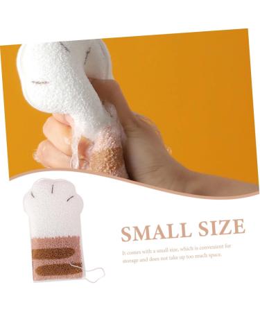 Mikinona Bath Cotton Bath Scrubber Animal Loofah Bath Sponge Bath Exfoliating Mitt Cartoon Body Scrubber Back Sponge Cat Bath Flower Hydrophilic Polyurethane Shampoo - Buy Online on GoSupps.com