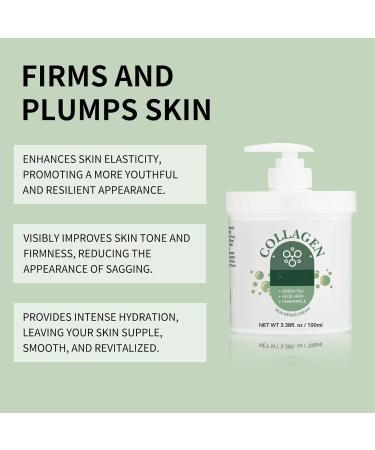 Collagen Firming Moisturizer Luxurious Collagen Body Cream Natural Ingredients Deep Nourishment Increase Skin Elasticity For All Skin Types - Buy Online on GoSupps.com
