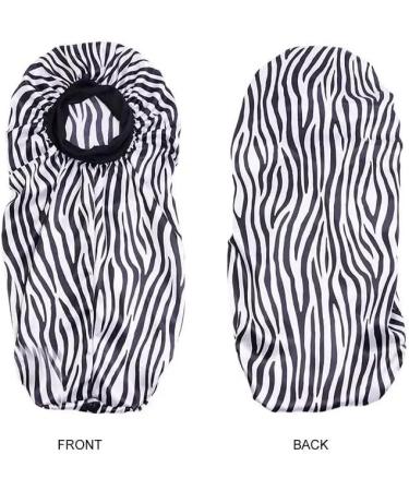 YUPs Long Silk Satin Adjustable Hair Bonnet for Long Hair - Gold Zebra - Buy Online on GoSupps.com