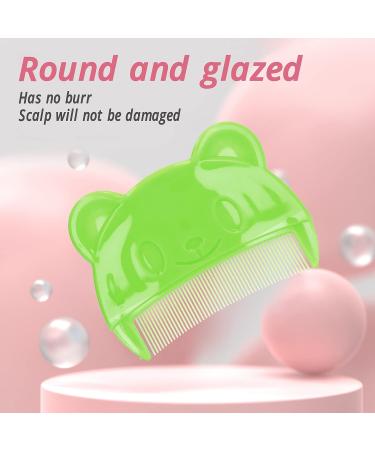 2PCS Baby Hair Brush and Comb Set for Newborns and Toddlers - Soft Sensory Bristles - Green - Buy Online on GoSupps.com