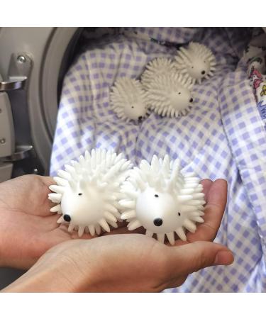 2 Pieces Dryer Balls Whit Plastic Hedgehog Reusable Laundry Ball Household Washing Machine Hedgehog Hedgehog-Shaped PVC Laundry Cleaning Balls for Washing Machine Home School - Buy Online on GoSupps.com