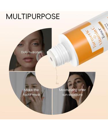  YOENBG West Month Turmeric Vitamin C Toner Hydrating Face and Neck Toner Face and Neck Toner Face and Fine Line Toner Face and Fine Line Toner - Buy Online on GoSupps.com