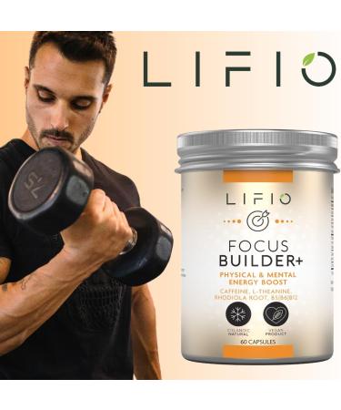 Focus Builder+ | Physical & Mental Energy Booster | 60 Capsules - Boost Focus & Performance | International Shipping Available - Buy Online on GoSupps.com