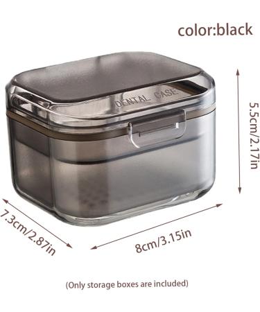 Portable Denture Box & Retainer Carrier - Travel Holder for Cleaning | Black Proton Pet Holder - Buy Online on GoSupps.com