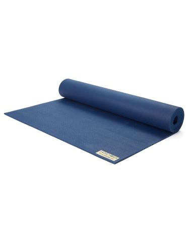 JadeYoga Harmony Yoga Mat, Natural Rubber Home Exercise Mat, Durable & Thick Gym Fitness Mat, Workout Mat For Home, Gym Mat/Stretching Mat, Non-Slip Yoga Mat for Women, Mens Yoga Mat 74" Midnight Blue