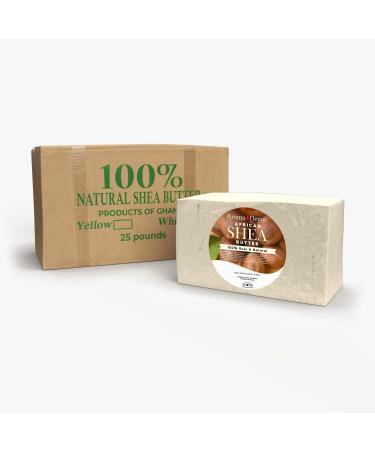Raw African Shea Butter 2 lb Ivory Unrefined Grade A 100% Natural Pure & Raw. Fresh Moisturizing Ideal for Dry and Cracked Skin. Can be use in Body Hair and Face. Imported from GHANA. - Buy Online on GoSupps.com