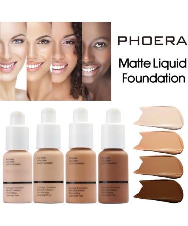 Liquid Foundation Waterproof Long Lasting Waterproof Foundation 30 ml 8 Colors - Buy Online on GoSupps.com