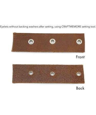 CRAFTMEMORE 2MM Tiny Grommets Eyelets Self Backing - 200PCS for Bead Cores, Clothes, Leather, Canvas (Silver) - Buy Online on GoSupps.com