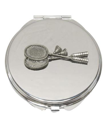 Badminton Compact Mirror Handbag Gift With Free Engraving 17