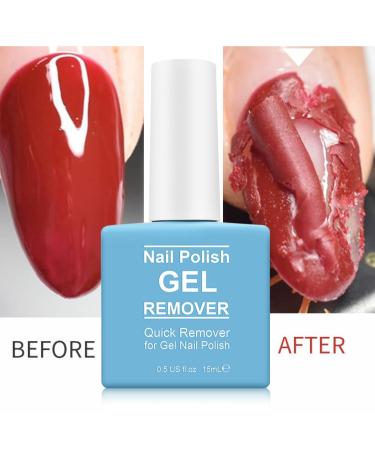 Quick Gel Nail Polish Remover Set | Shape N Buff & Cuticle Pusher | Effortless 2-5 Min Removal | Colorful Nail Care Essentials - Buy Online on GoSupps.com