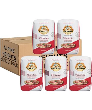 Alpine Heights Bundle Pack - Caputo Pizzeria Flour Premium Italian Type '00' Flour 1kg - Pack of 5 - Buy Online on GoSupps.com