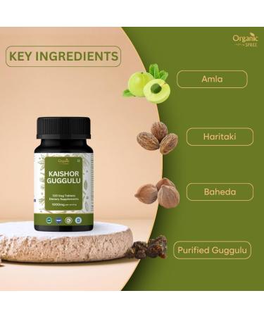 ORGANIC SPREE Kutki Herb & Kaishor Guggulu Supplement 100g & 120 Tablets Picrorhiza Kurroa with Wellness Support Formula Certified Herbal Detox Blend - Buy Online on GoSupps.com