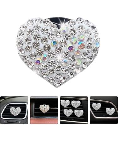 Buy SOLUSTRE Bling Heart Air Vent Clips - 2pcs Car Decoration & Freshener Accessories for Stylish Interior Decor - Buy Online on GoSupps.com
