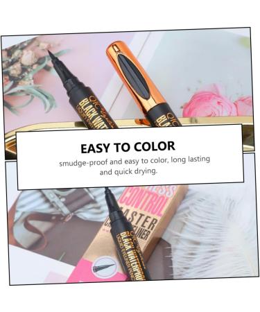 Hemoton 2pcs Makeup Eyeliner Sweat-proof Eyeliner Pens Household Eyeliners Liquid Eyeliners Cosmetic Pens Makeup Pens Eyeliner Pen Waterproof Eyeliners Eye Beauty Pens - Buy Online on GoSupps.com