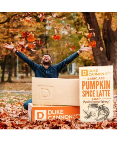 Duke Cannon Big Ass Brick of Soap - Pumpkin Spice Latte - 10 oz - All Skin Types - Masculine Scent - Buy Online on GoSupps.com