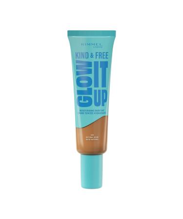 Rimmel Rimmel London Kind & Free Glow It Up Moisturizing Foundation 400 Natural Beige Soothes sensitive skin Healthy and luminous color All-day hydration 30 ml