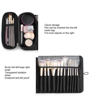 Stylish Makeup Brush Bag & Cosmetic Case - Rollable Pouch for Women | Ideal Pencil Case & Clutch - Buy Online on GoSupps.com
