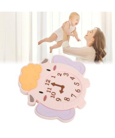 Alarm Clock Shaped Silicone Teething Toy for Infants - Bright Color Cartoon Design for Gum Relief and Travel - Buy Online on GoSupps.com