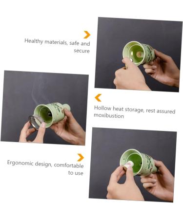 Shop Gatuida Moxibustion Pot Set - Moxibustion Tools for Whole Body Wellness | 2 Ceramic Burners (12.5x7cm) - International Shipping Available - Buy Online on GoSupps.com